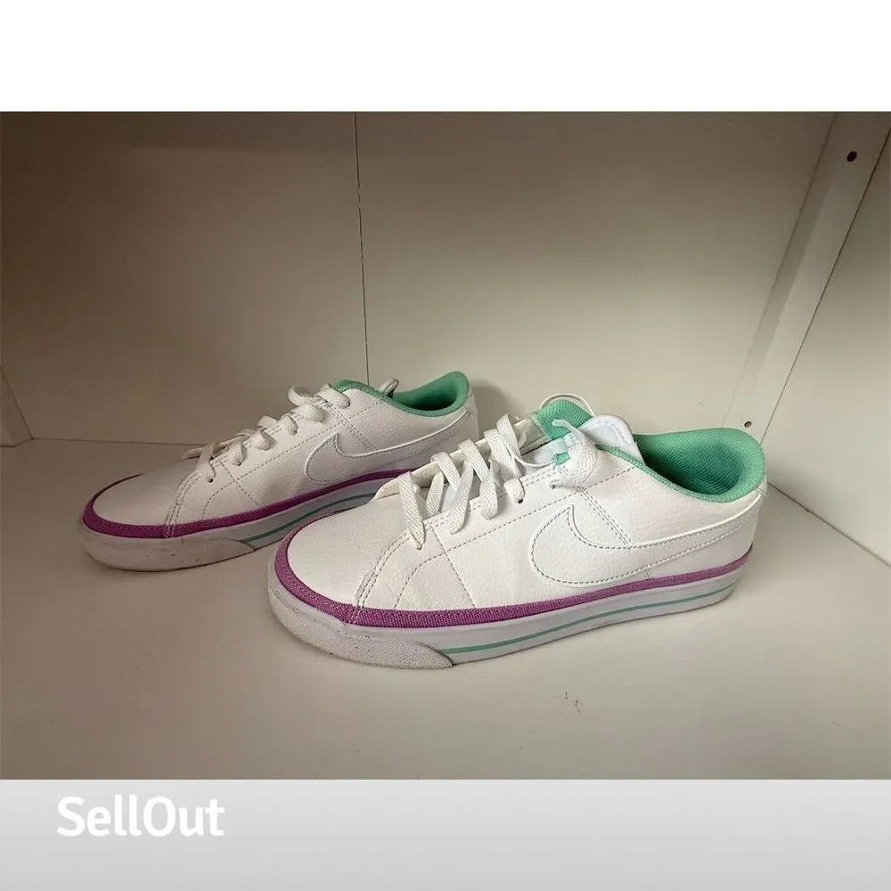 Nike Court Legacy Next Nature Women's Sneakers White/Fuchsia Sz 9.5